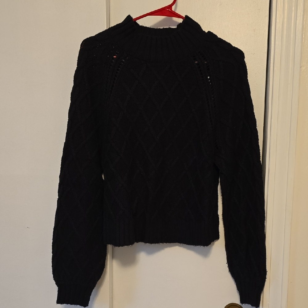 American Eagle Outfitters Black Turtleneck Sweater